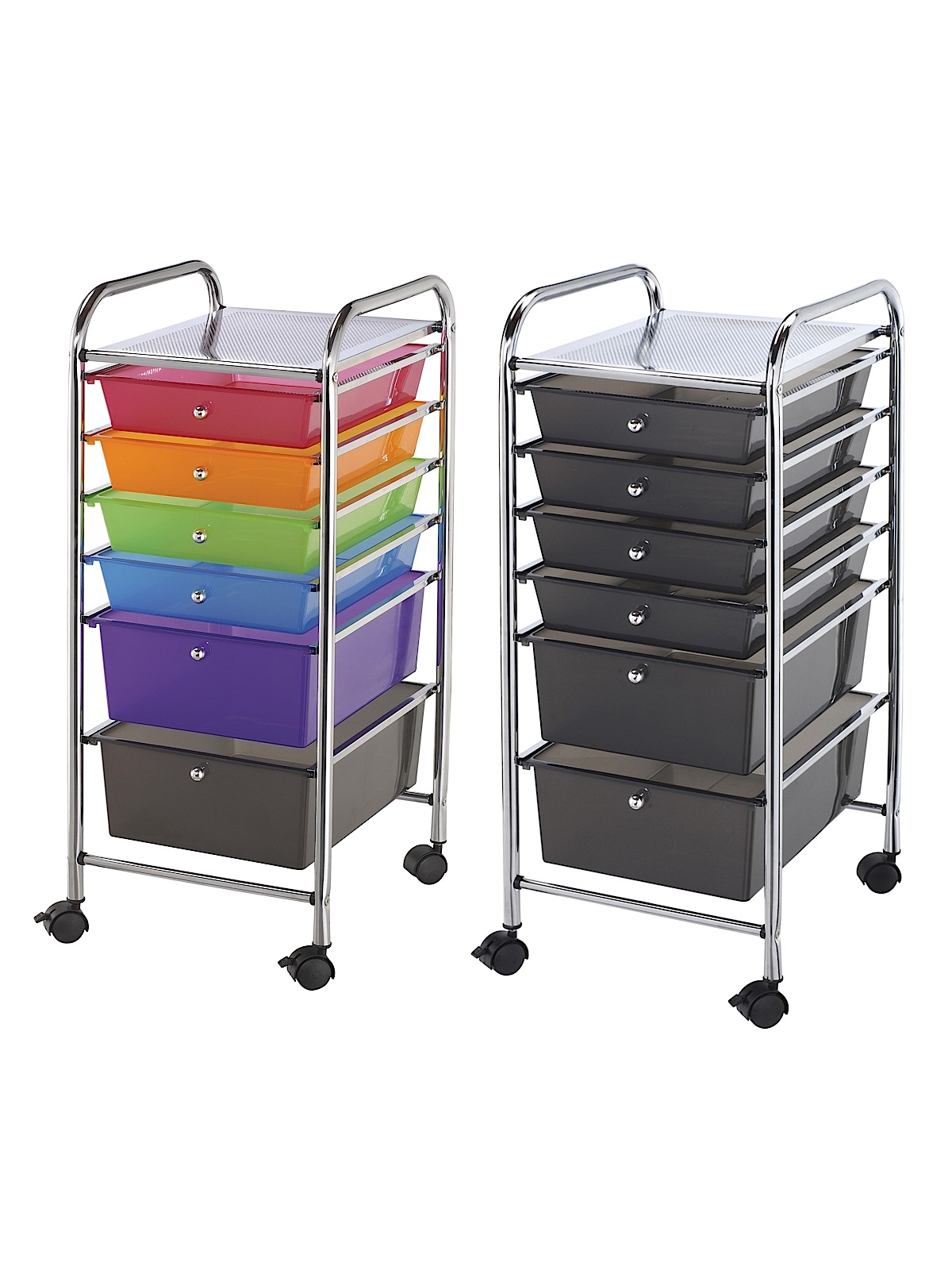 Drawer Storage Cart Listitdallas Alvin Blue Hills Studio 6 Drawer Storage Cart