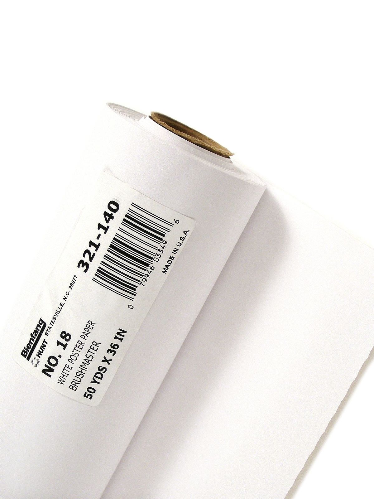 Bienfang No. 18 White Poster Paper Roll