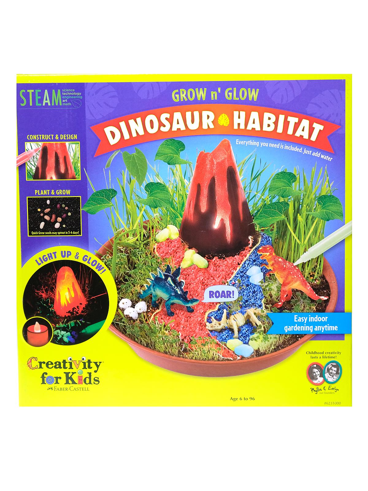 Creativity For Kids Grow n' Glow Dinosaur Habitat