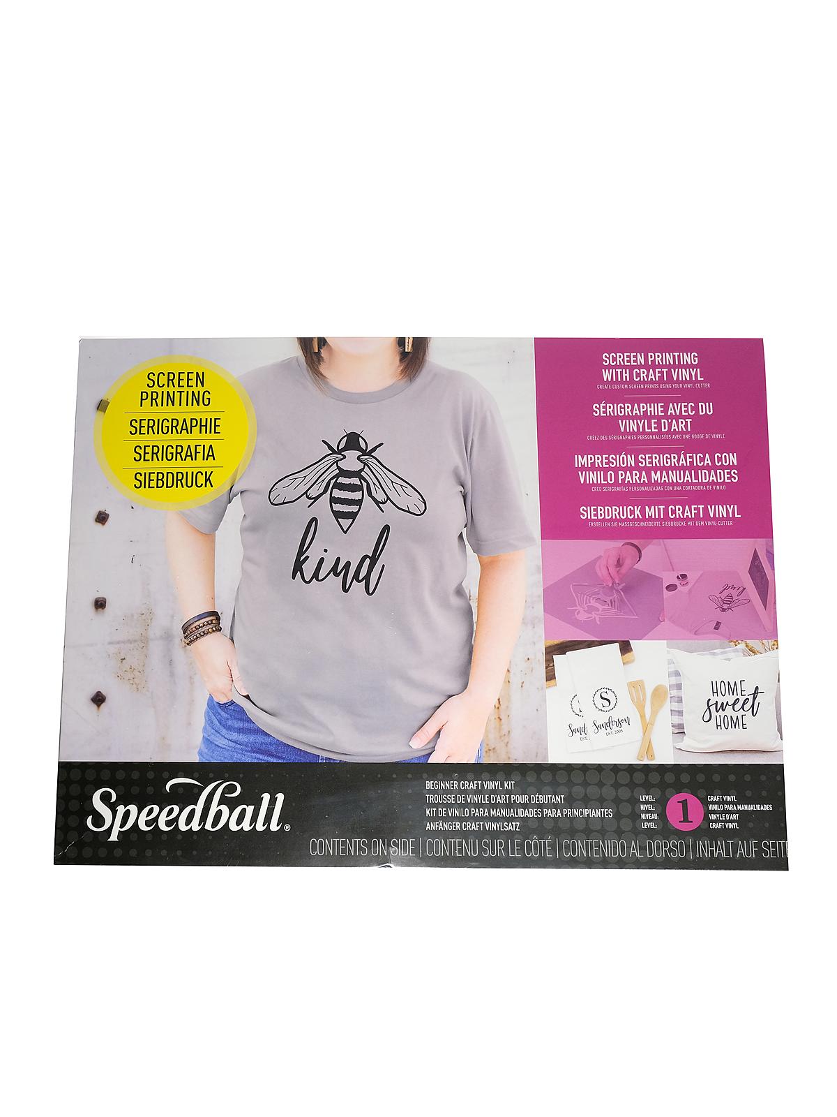 Speedball Beginner Screen Printing Craft Vinyl Kit
