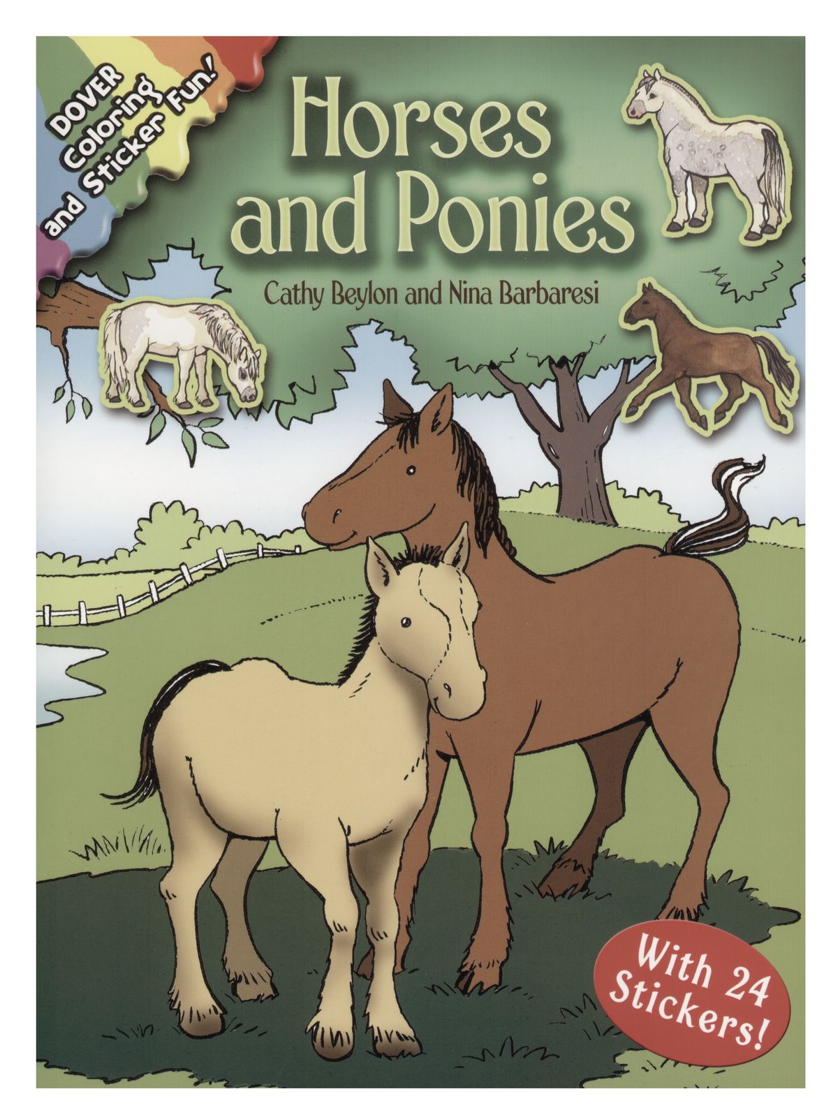 Dover Horses and Ponies: Coloring and Sticker Fun