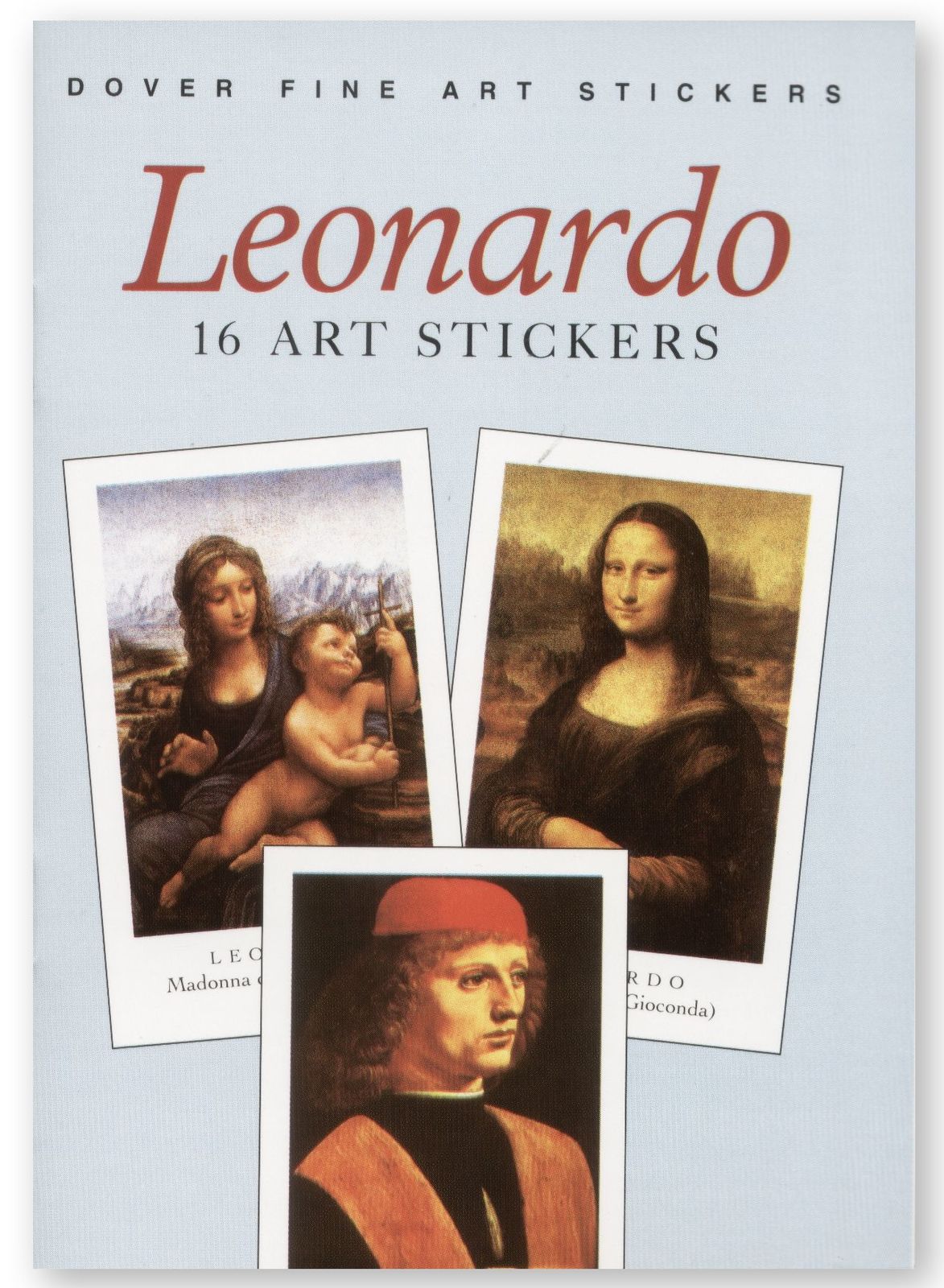 Dover Leonardo: 16 Art Stickers