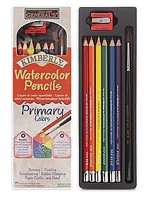 General's Kimberly Watercolor Pencils - Primary Colors Set