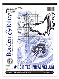 Borden & Riley #110M Technical Vellum