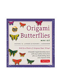Tuttle Origami Butterflies Mini Kit with DVD