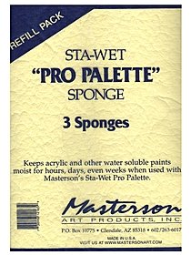 Masterson Premier Acrylic Paper and Sponge Refills