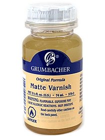 Grumbacher Matte Varnish (Transparent)