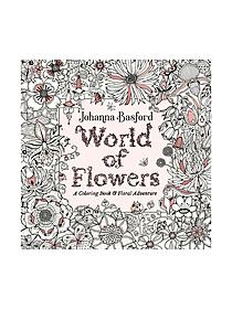 Penguin World of Flowers Coloring Book