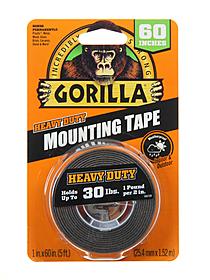 The Gorilla Glue Company Heavy Duty Black Mounting Tape