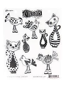Ranger Dylusions Cling Mount Rubber Stamps