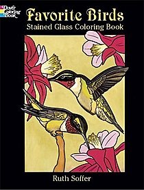Dover Favorite Birds Stained Glass Coloring Book