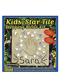 Milestones Kids' Star Tile Stepping Stone Kit