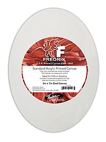 Fredrix Oval Stretched Canvas