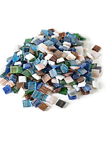 Mosaic Mercantile Vitreous Glass Mosaic Tiles -- Metallic Colors