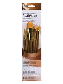 Princeton Real Value Series Brown Handled Brush Sets